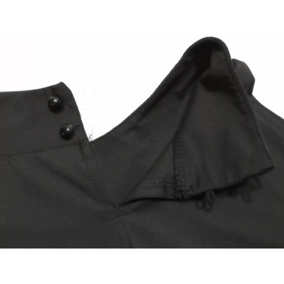 CBR medium black dress womens medium cotton polyester thigh length sleeveless - Picture 5 of 9